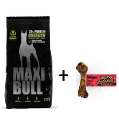 PROMO MAXIBULL BREEDER 20 Kg + HUESO FEMUR DE CERDO !!!